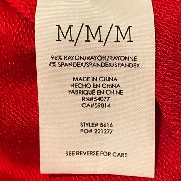 CAbi Red Whistle Tunic/Top Limited Edition 5616 Medium EUC - Picture 10 of 11